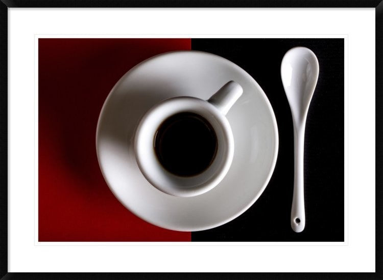 "Na Tazziurell E Caffa" Framed Digital Print by Antonio Zaccagnino, 38"x28"