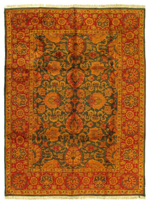Fine Hand Knotted Agra Rug, 9'x12'