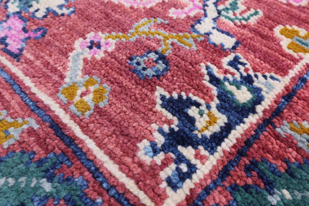 3' 1" X 4' 11" Hand Knotted Turkish Oushak Wool Rug - Q15902