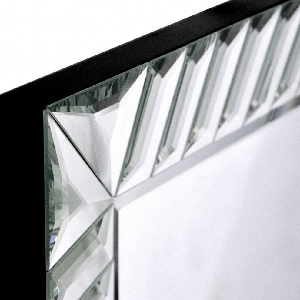 Clear Rectangle Accent Glass Mirror