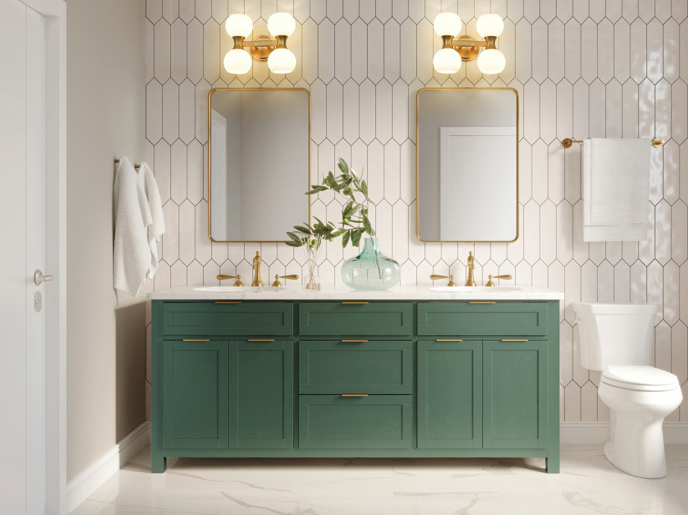 Z-LITE 4-Light Vanity, Modern Gold