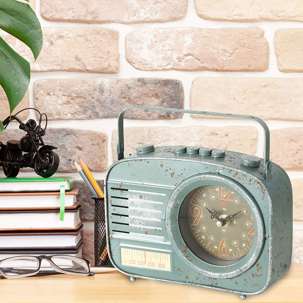 70s Faux FM Radio Clock