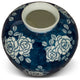 Blue and White Peony Flower Design Chinese Porcelain Jar