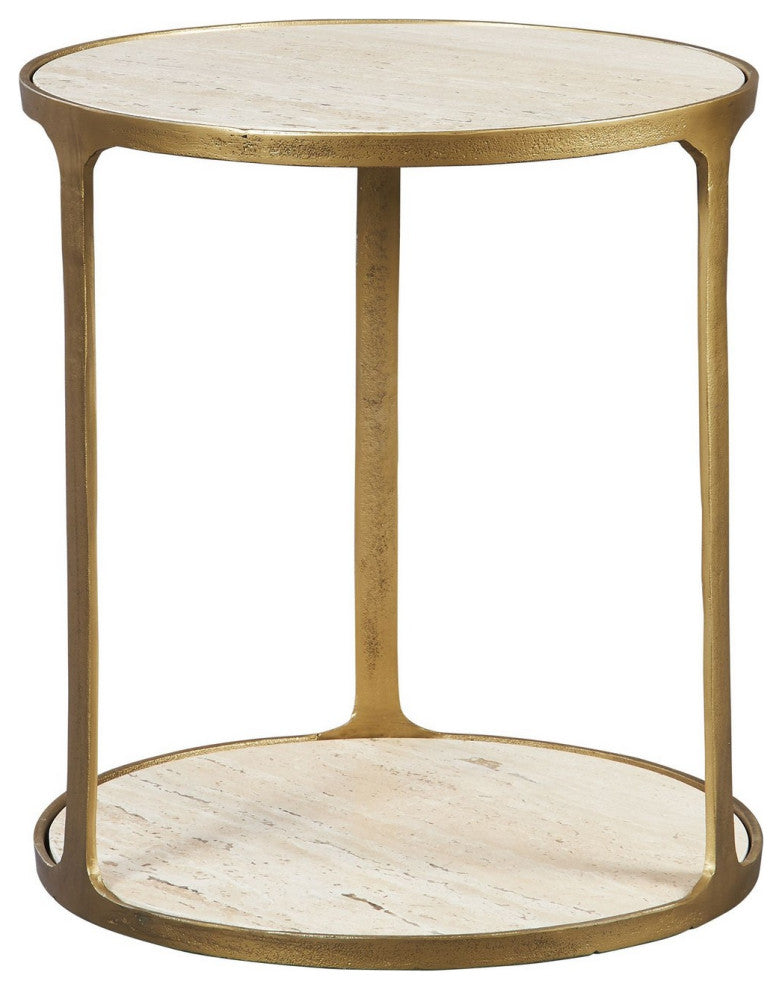 Uttermost - 22968 - Side Table - Clench - Antique Brass