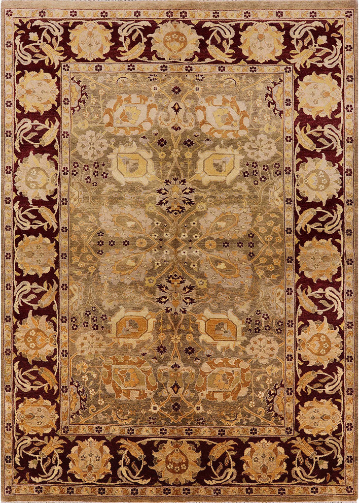 Ahgly Company Indoor Rectangle Mid-Century Modern Area Rugs, 7' x 9'