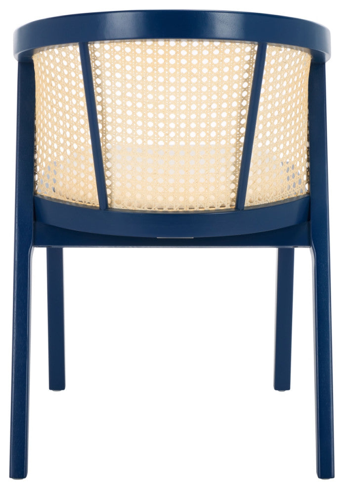 Safavieh Edan Dining Chair, Navy/White