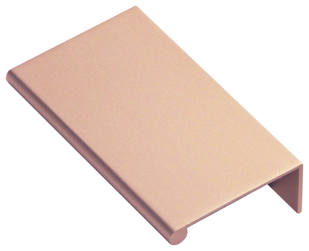 3" Rose Gold Door Edge Pulls, 10 Pack