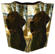 Chocolate Lab Wastepaper Basket
