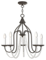 Alessia 5-Light Chandelier, English Bronze