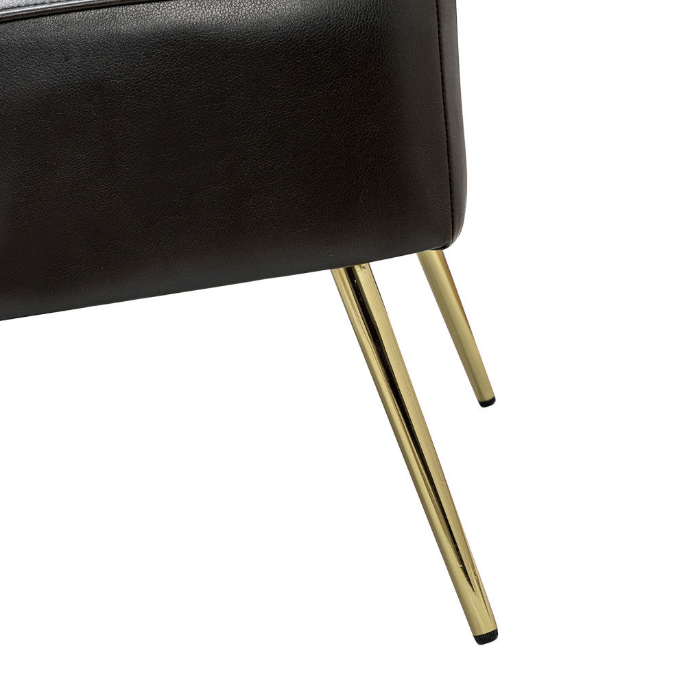 47" Comfy Loveseat, Black