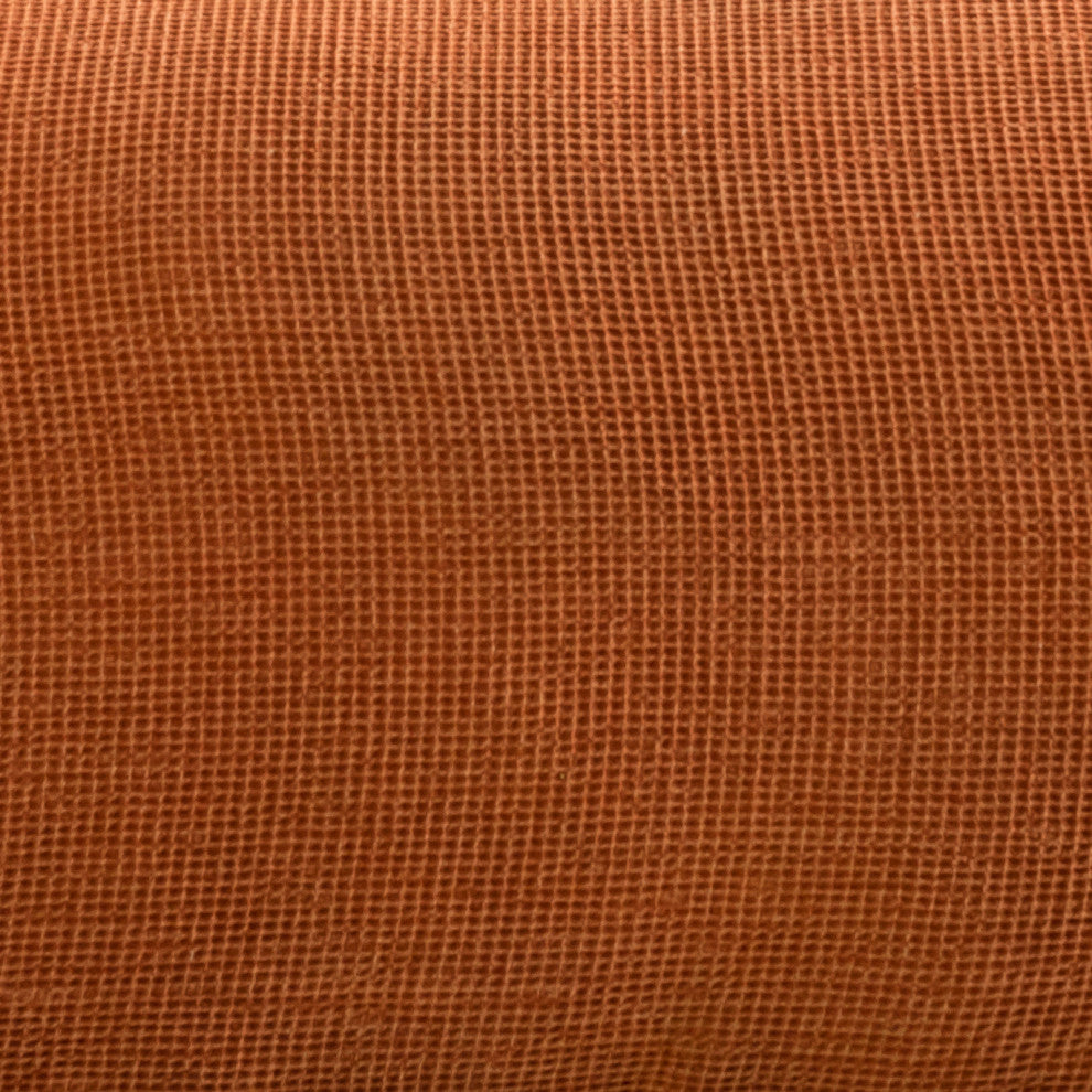 Surya Waffle Brick Red Euro Sham 26"H X 26"W