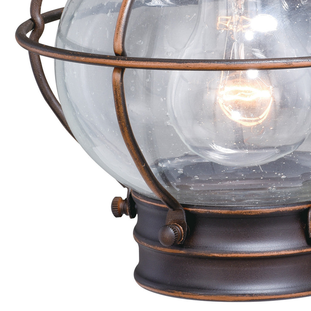 Chatham Motion Sensor Coastal Outdoor Wall Light, Bronze, 6.75Wx13.5Hx8D"