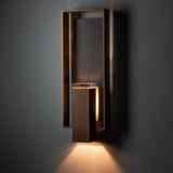 Shadow Box Large Outdoor Sconce, Coastal Bronze/Slate/Dark Sky Friendly