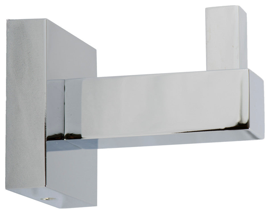 Italia Capri Series set of 2 Polished Chrome Robe Hooks