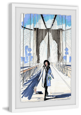 "Bridge Runway" Framed Painting Print, 30"x45"