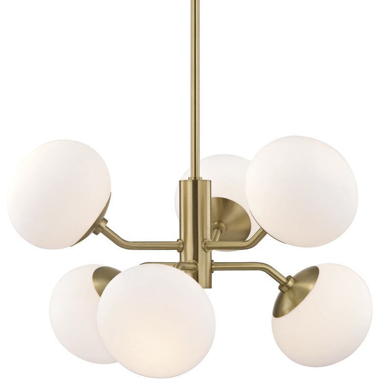Mitzi Estee Six Light Chandelier H134806-AGB