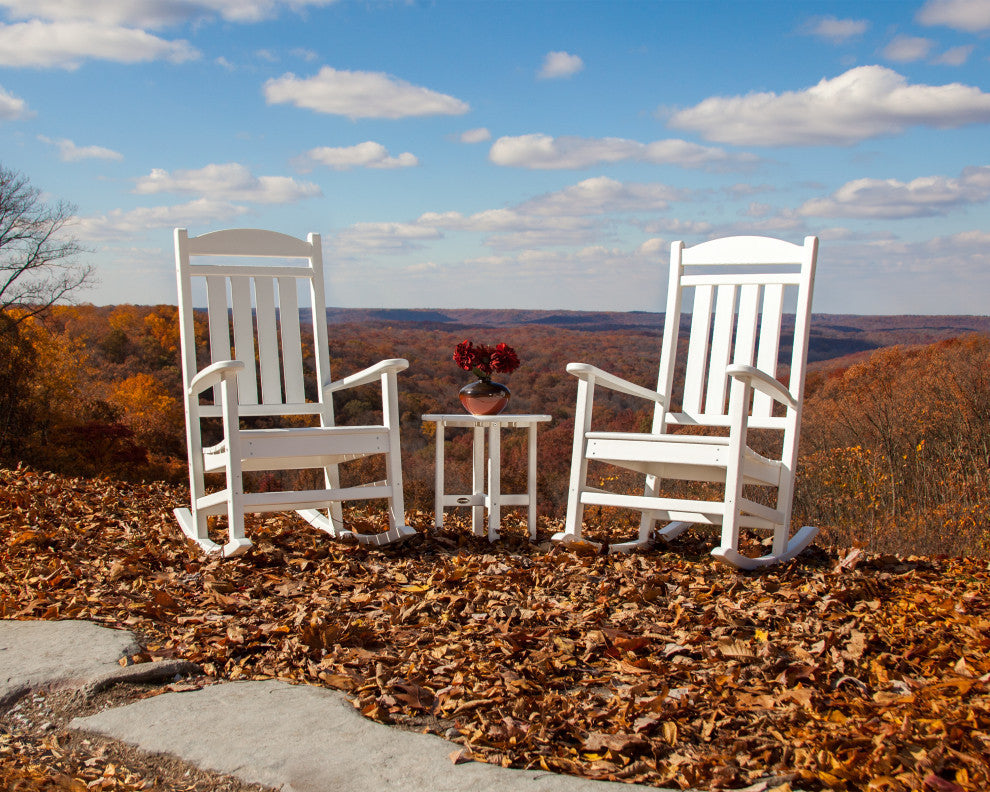 Polywood Presidential 3-Piece Rocker Set, Aruba