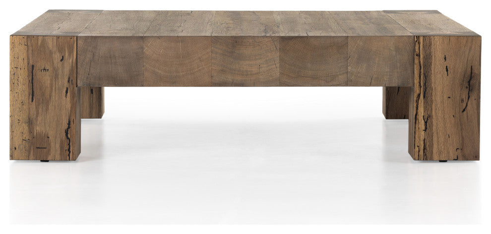 Abaso Coffee Table-Rustic Wormwood Oak