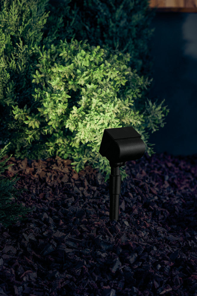 Textured Black Mini Flood
