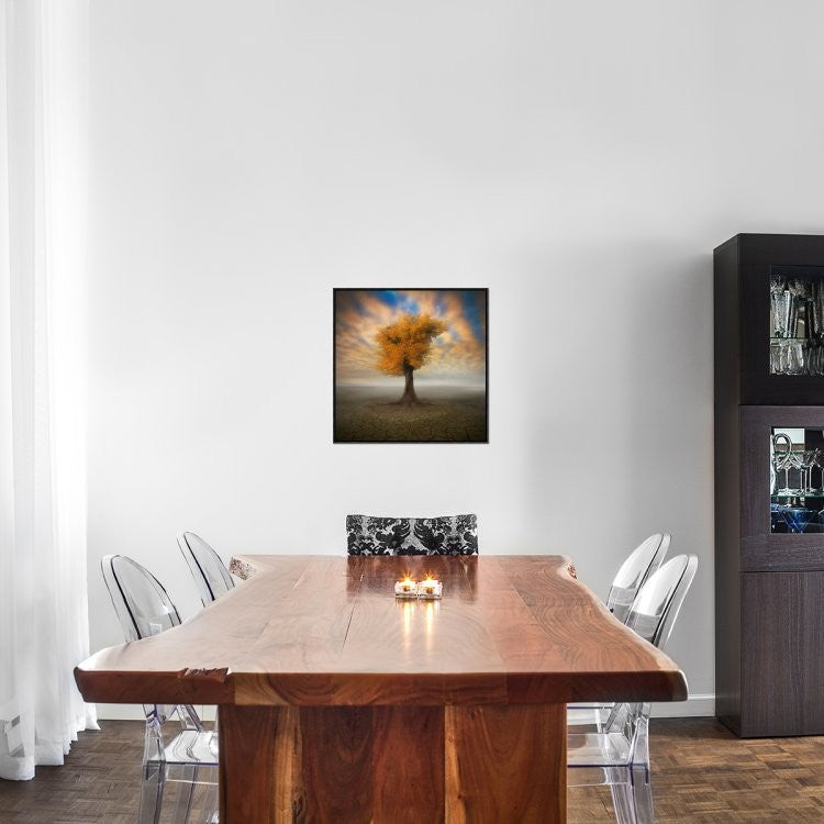 "Lonesome" Framed Canvas Giclee by Piotr (Bax) Krol, 23x23"