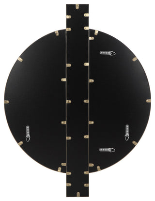Carri Gold Round Wall Mirror