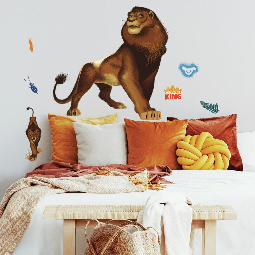 Brown The Lion King Simba Giant Wall Decals
