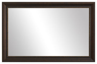 Ventura Framed Wall Mirror, Bronze, 28" X 54"