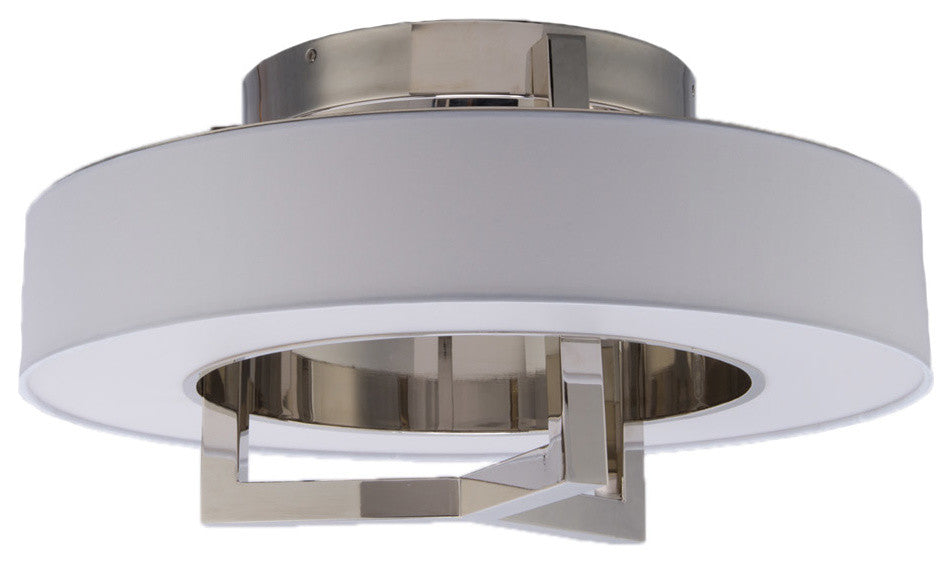 Madison 16" LED Flush Mount 3000K, Brushed Nickel