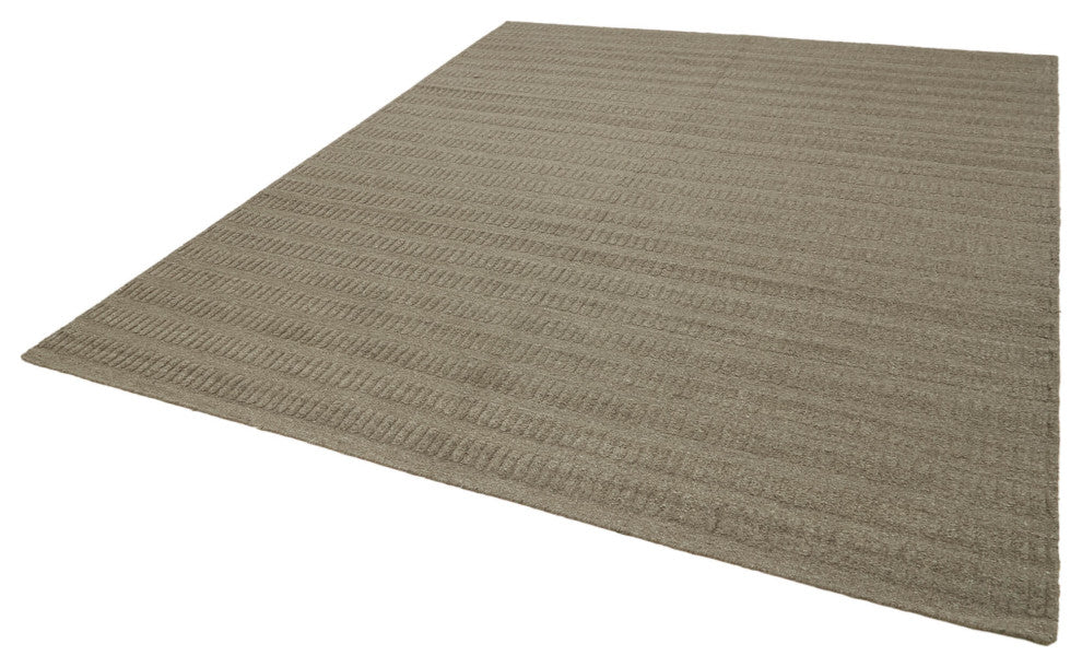 Rug N Carpet - Handmade Modern Design 8' 1'' x 10' 0'' Wool Unique Kilim Rug