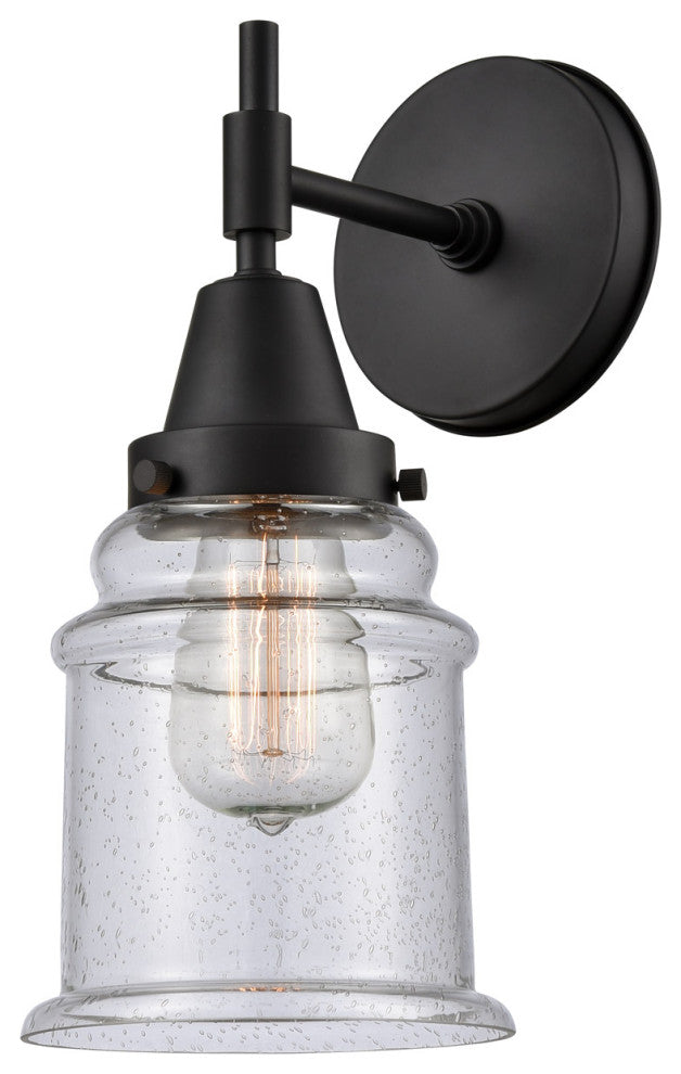 INNOVATIONS LIGHTING 447-1W-BK-G184 Caden 1 Light 9 inch Sconce