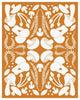 "Retro Mushroom Otomi Silhouette" Digital Paper Print by Elyse DeNeige, 30"x37"