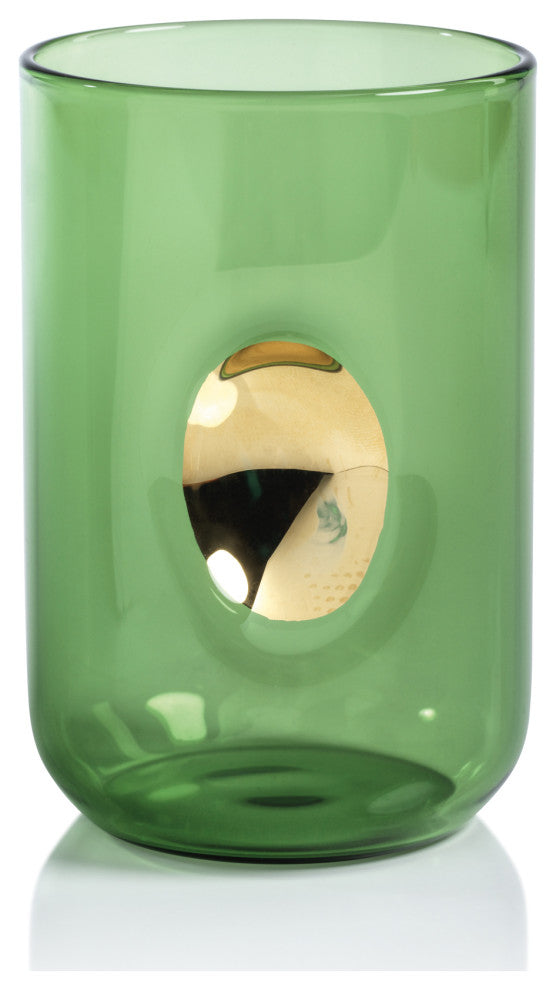 Ambrosi 4-Piece Tumbler Set with Gold Accent, Cactus Green