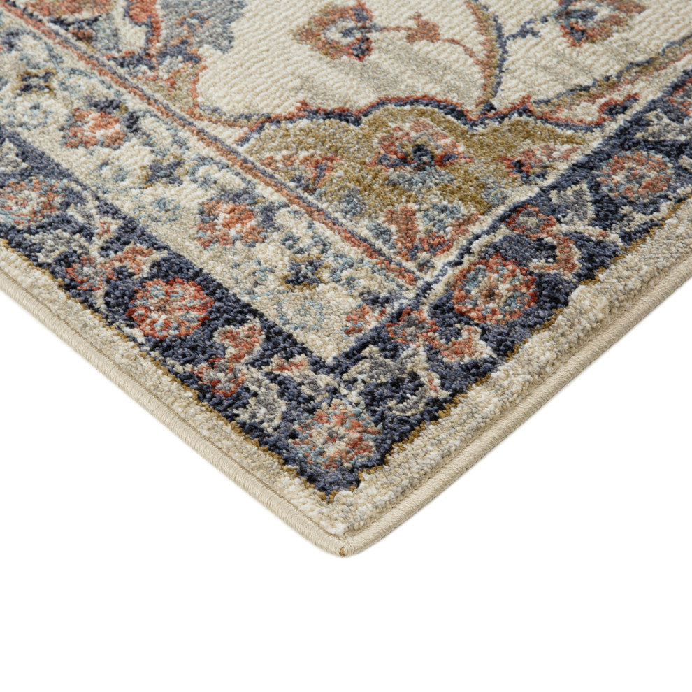Jordan Bea Power-Loomed Polypropylene Area Rug, Ivory, 7'10"x10'2"