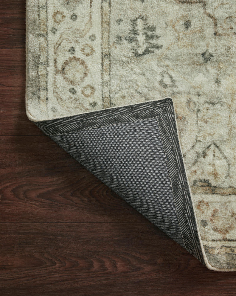 Loloi II Plush, Cloud-Like Texture ROS-09 Sage, Beige Sample Swatch