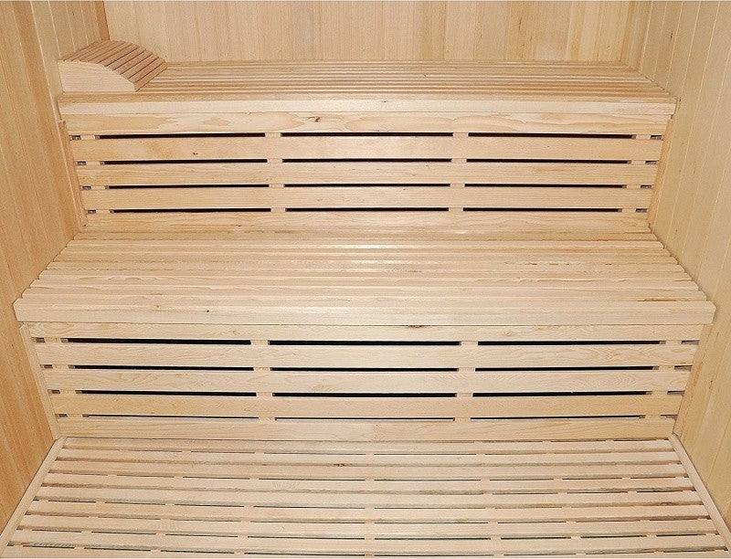 Aleko 4 Person Wood Sauna SEN4BUG With Heater