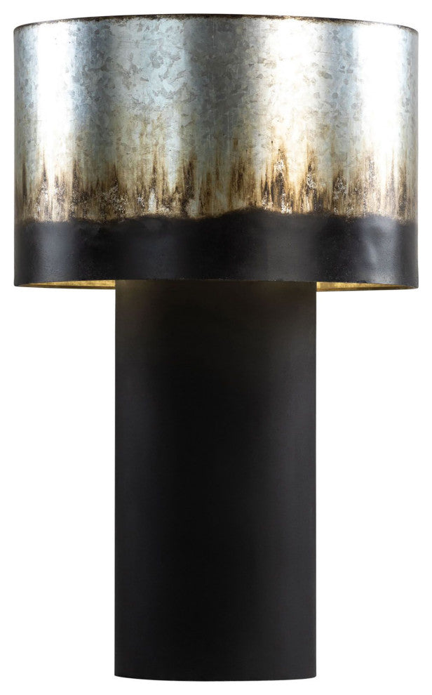 Cannery 2-Lt Table Lamp - Ombre Galvanized