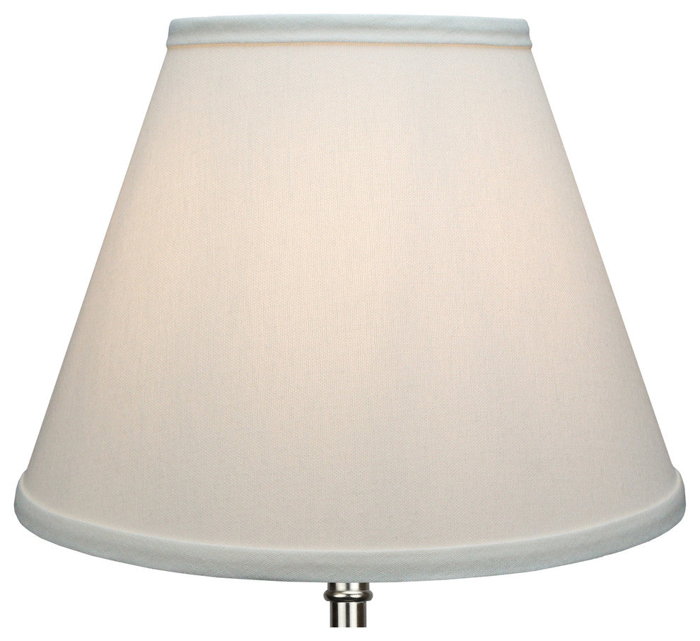 Fenchel Shades, 6"x12"x9" Spider Attachment Empire Lamp Shade, Linen Cream