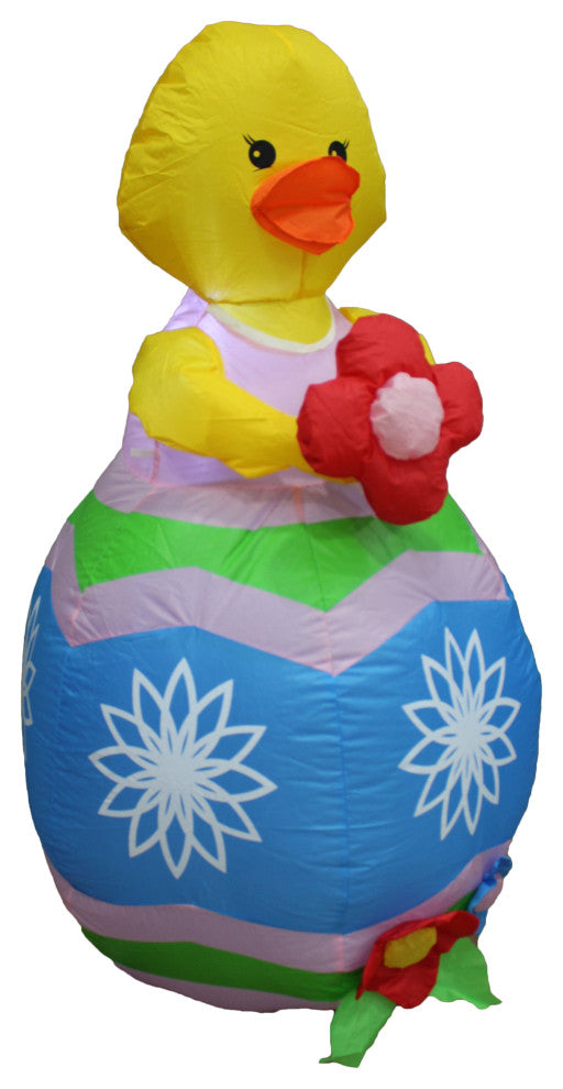 Baby Chick With Flower, 4'