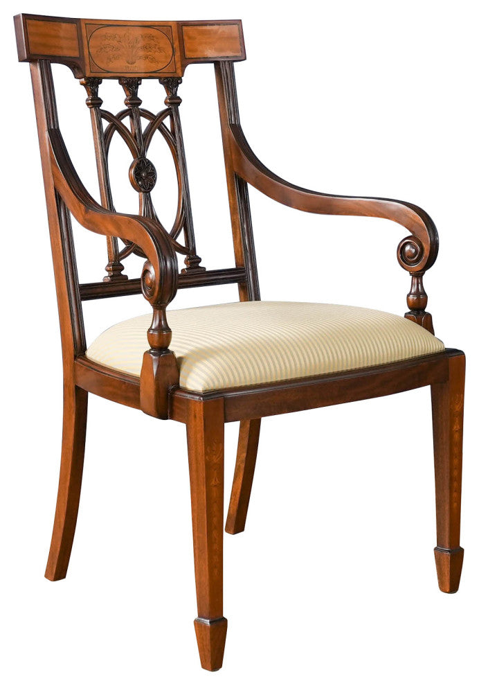 Inlaid Hepplewhite Arm Chair