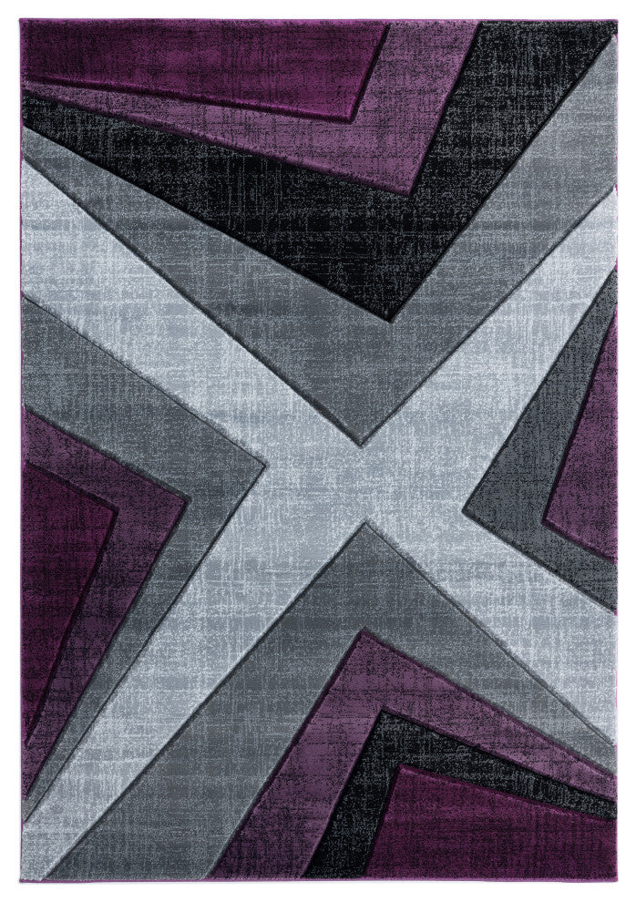 United Weavers Bristol Zine Plum Area Rug 7'10x10'6