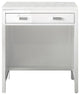 Addison 30" Freestanding Countertop Unit, Glossy White,  Jasmine Pearl Quartz