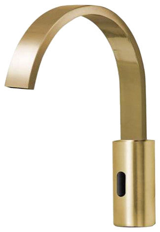 Fontana Commercial Brushed Gold Touchless Automatic Sensor Faucet