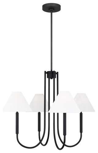 Porteau 5-Light Indoor Chandelier, Midnight Black
