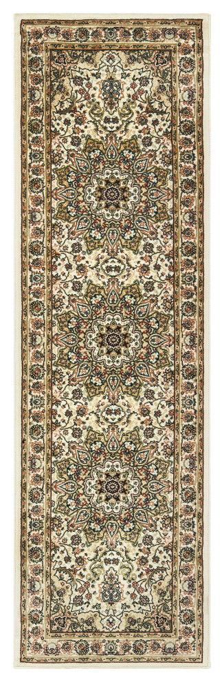 Oriental Weavers Kashan Ivory/ Beige Oriental Indoor Area Rug 2'3"X7'6"
