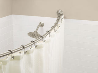 Moen Shower Curtain Rings, 12-Pack, Brushed Nickel