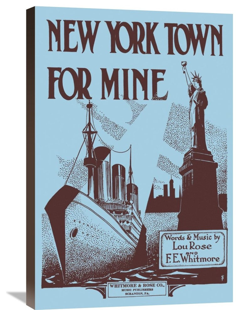 New York Town For Mine, 20"X30"