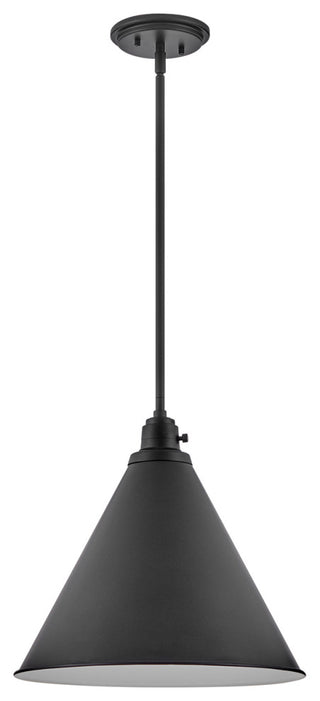 Hinkley Arti 14.5" Medium Pendant Light, Black