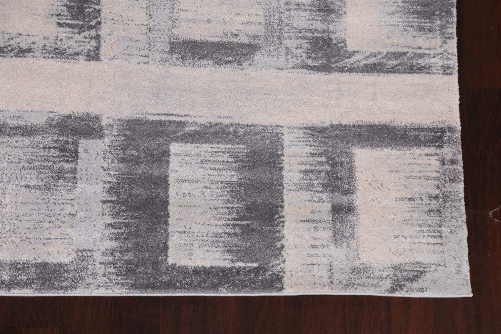 Geometric Oriental Transitional Turkish Rug Contemporary Carpet 8x10