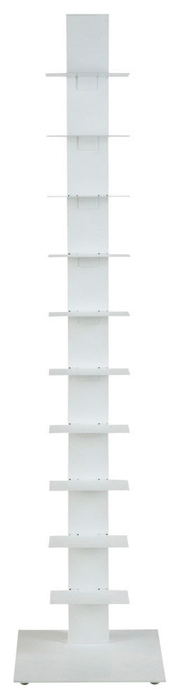 Sapiens 60" Bookcase Tower, White