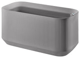 TruDrop Self-Watering Modular Deck Planter, Privacy Barrier, Ash, 40"x20"x20"H